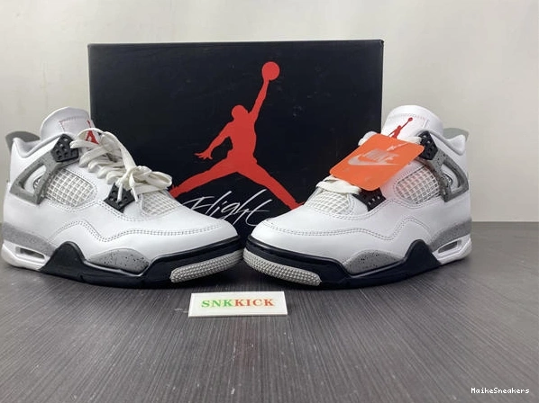 MaikeSneakers Retro White 4 840606- 3885 Cement Jordan Original 1015